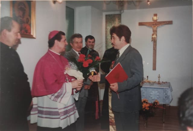 Zdjęcie 3 galerii z wydarzenia Odsłonięcie tablicy pamiątkowej ku czci Sługi Bożego Biskupa Sandomierskiego Piotra Gołębowskiego