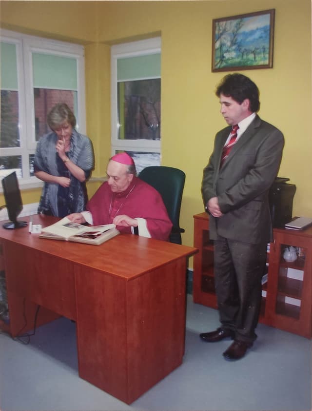 Zdjęcie 3 galerii z wydarzenia Wizyta Edwarda Frankowskiego